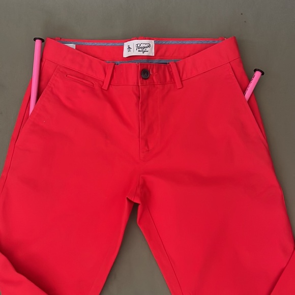 Original PENGUIN by Musingwear. SLIM red color size 29” JEANS - Picture 6 of 16